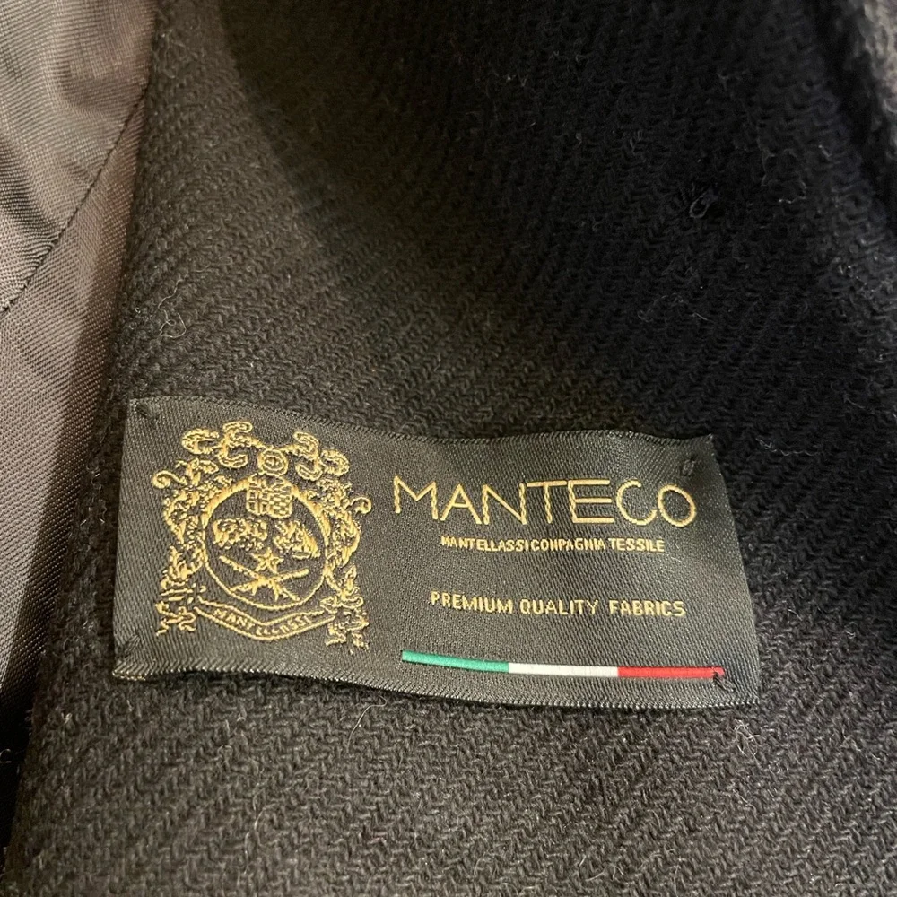 Zara Manteco wool blend black coat Large - Picture 4 of 10